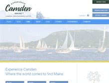Tablet Screenshot of camdenmaineexperience.com
